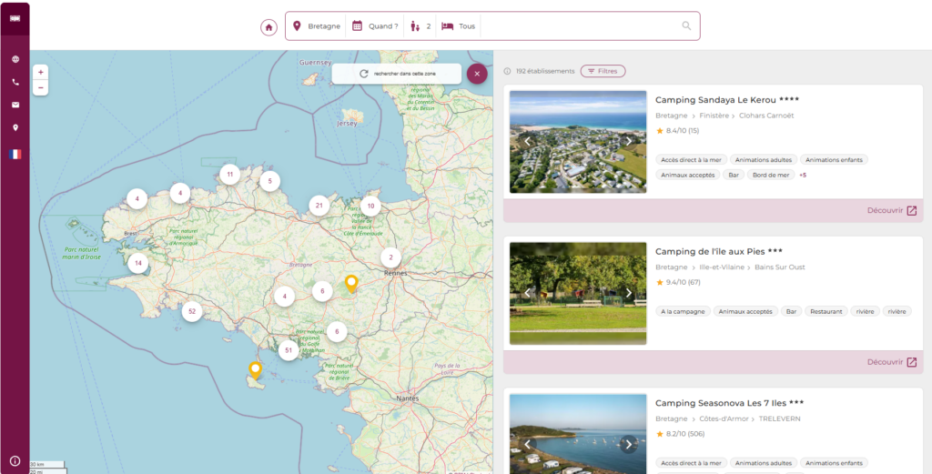 Guide camping de France